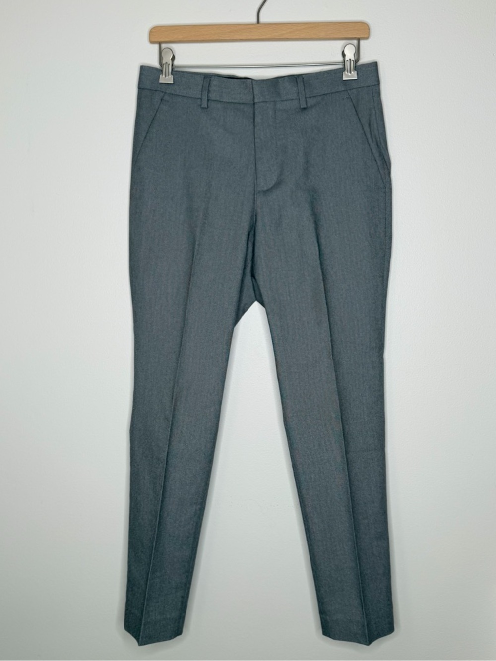 Express Extra Slim Men's Gray Tailored Dress Pants